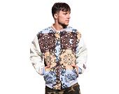 Jacke Karl Kani OG Block Paisley College Jacke hellblau/multicolor