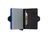 Geldbörse Secrid Twinwallet Optical Titanium-Blue