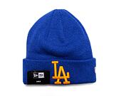 Kinder Mütze New Era MLB Kids League Essential Beanie - LA Dodgers - Blue Azure / Mellow Yello