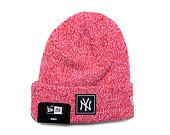 Kinder Mütze New Era MLB Kids Team Cuff Beanie - NY Yankees - Heather Scarlet / Off White