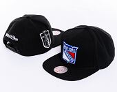 Kappe Mitchell & Ness NHL Top Spot Snapback New York Rangers Black