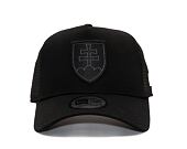 Kappe New Era 9FORTY Trucker National Team - Slowakei Schwarz / Schwarz