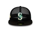 Kappe New Era 59FIFTY MLB Mesh Patch Seattle Mariners Black
