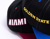 Kappe Mitchell & Ness Overbite Pro Snapback Miami Heat Black