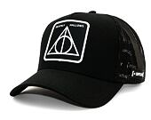 Kappe Capslab - Trucker Harry Potter Trucker Deadly Hollows Dark Arts - Black