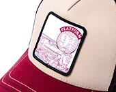 Kappe Capslab Harry Potter Trucker - Hogwarts Express - Stone / Scarlet Red