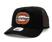Kappe Brixton Keaton MP Trucker Hat - Black/Black