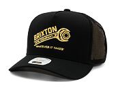 Kappe Brixton Wrench C Np MP Trucker Hat - Black/Black