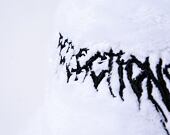 Kappe Reflection Luxury Fuzzy Trucker - Weiß / Schwarz