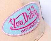 Kappe Von Dutch Trucker Boston - Suede - Beige/Black