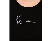 Damen Tanktop Karl Kani Small Signature Essential Racer Rib Top black