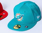 Kappi New Era - 59FIFTY - Miami Dolphins - Teamfarbe