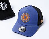 Kappe New Era - 9FORTY Trucker Seasonal - Chelsea FC Lion Crest - Calm Blue / Gold