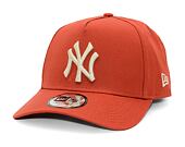 Kappe New Era - 9FORTY A-Frame League Essential - NY Yankees - Rust / Stone