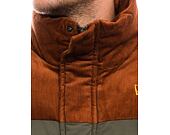 Jacke New Era - Canvas Puffer - New Olive / Brown