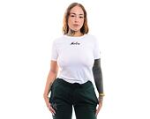 Damen T-Shirt New Era - Script Tee Slim - White / Black
