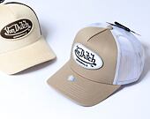 Kappe Von Dutch Boston Trucker Cotton Twill Mocha/White