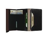 Geldbörse Secrid Slimwallet Saffiano Brown