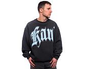 Pullover Karl Kani Kani Inside Out Crew dark grey/ light blue