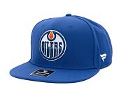 Kappe Fanatics - Edmonton Oilers - A/CAP Str Mid Crn Adj Sqv Sbk - Blue Cobalt