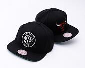 Kappe Mitchell & Ness - Shine On Snapback - Brooklyn Nets - Black