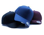Kappe Yupoong 5-Panel Curved Classic Snapback burgundy