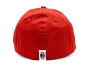 Kappe New Era - M Logo 39THIRTY - AC Milan - Scarlet / Black