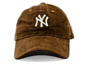 Kappe New Era - MLB Premium Cord 9TWENTY - NY Yankees - Walnut