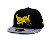 Kinder Kappe New Era - Warner Bros Batman 9FIFTY - Black / Yellow