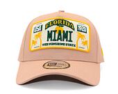 Kappe New Era - License Plate 9FORTY A-Frame - Light Brown