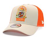 Kappe New Era - Summer Patch 9FORTY Trucker - Stone / Orange