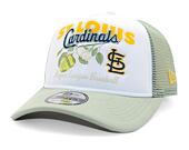 Kappe New Era - MLB Fruit Graphic 9FORTY Trucker - St. Louis Cardinals - Mint Green