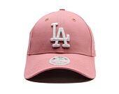 Damen Kappe New Era - MLB Essential 9FORTY - LA Dodgers - Pink / White