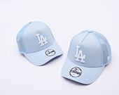 Kinderkappe New Era - MLB Essential 9FORTY Trucker - LA Dodgers - Pastellblau / Navy