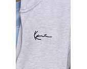 Pullover Karl Kani Chest Signature Essential Os Zip Hoodie ash grey