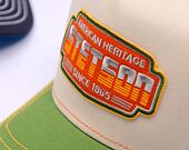 Kappe Stetson - Trucker Cap Lightning - Green/Light Khaki