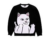 Strickpullover Rip N Dip - Lord Nermal Flippy Knitty Sweater - Black