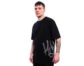 T-Shirt Karl Kani - Woven Signature Kani Tag Tee - schwarz/dunkelgrau