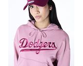 Damen Pullover New Era - MLB Floral Graphic Crop Hoodie - LA Dodgers - Pink