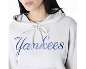 Damen Pullover New Era - MLB Floral Graphic Crop Hoodie - NY Yankees - Stone