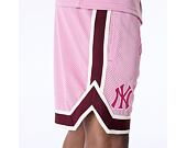 Shorts New Era - MLB Floral Mesh - NY Yankees - Pink