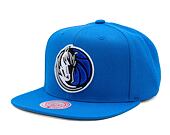 Kappe Mitchell & Ness - NBA Team Ground 2.0 Snapback - Dallas Mavericks - Blue