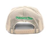 Kappe Mitchell & Ness - Boston Celtics - Evergreen Trucker Hwc - Off White