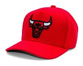 Kappe Mitchell & Ness - Chicago Bulls - Kicking Wool Pro Strapback - Red
