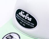 Kappe New Era - Branded Oval Foam Patch 9FORTY Trucker - White / Green