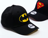 Kinder Kappe New Era - WARNER BROS DC Print 9FORTY - Batman - Black