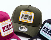 Kappe New Era - Branded Washed Patch 9FORTY A-Frame - New Olive