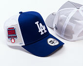 Kappe New Era - MLB Side Patch 9FORTY Trucker - LA Dodgers - Blue