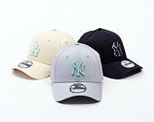 Kappe New Era - MLB Team Outline 9FORTY - NY Yankees - Grey / Teal