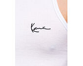Leibchen Karl Kani - Chest Signature Essential Waffle Tanktop - White